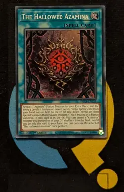 ROTA-EN053 The Hallowed Azamina Super Rare 1st Edition YuGiOh - Image 1