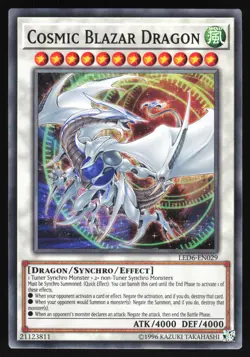 Cosmic Blazar Dragon - LED6-EN029 - Common - Yugioh - Image 1