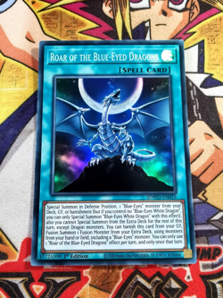 Roar of the Blue-Eyed Dragons sdwd-en019 1st Edition (NEW) Super Rare Yu-Gi-Oh! - Image 1