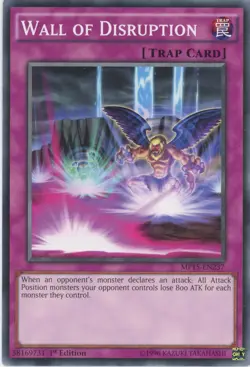 Yugioh Wall Of Disruption MP15-EN237 Common 1st Ed NM/LP - Image 1