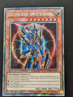 Schwarz Glanzender Soldat - Gesandter Des Anfangs RA03-EN132 PSCR EN NM YUGIOH - Image 1