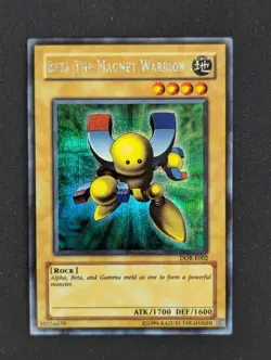 Beta, der Magnet Krieger DOR-E002 Secret Rare Englisch NM YUGIOH - Image 1