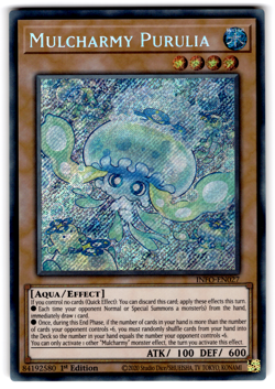 YUGIOH MULCHARMY PURULIA SECRET RARE NM INFO-EN027 - Image 1