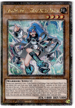 YUGIOH ARGOSTARS - GLORIOUS ADRA QUARTER CENTURY SECRET RARE NM SUDA-EN010 - Image 1
