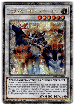 YUGIOH SILVERA, WOLF TAMER OF THE WHITE FOREST QUARTER CENTURY NM INFO-EN038 - Image 1
