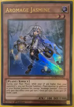 YuGiOh Aromage Jasmine Ultra Rare 1st Edition DUPO-EN082 - Image 1