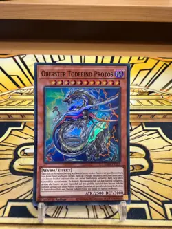 Yugioh Oberster Todfeind Protos RA03-DE023 Super Rare - Image 1