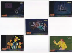 Pokemon Mewtwo Strikes Back TOPPS Black Logo Bundle (10) English TV Movie Cards - Image 1