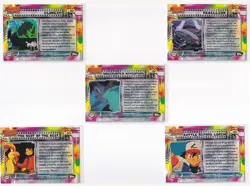 Pokemon Mewtwo Strikes Back TOPPS Black Logo Bundle (10) English TV Movie Cards - Image 2