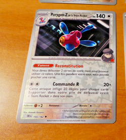 POKEMON RIVALITES DESTINEES CARD REVERSE HOLO CARTE 155/182 DRI FR EV10 MINT - Image 1
