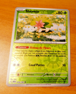 POKEMON RIVALITES DESTINEES CARD REVERSE HOLO CARTE 010/182 DRI FR EV10 MINT - Image 1