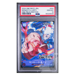 One Piece Card Monkey D. Luffy P-041 One Piece Emotion Japanese - PSA 10 GEM MT - Image 1