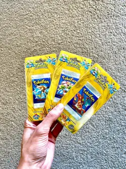 Novelty MINI 1st Edition "Pokefan" cards - Base Set blister/booster packs - Image 2