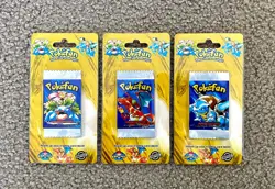 Novelty MINI 1st Edition "Pokefan" cards - Base Set blister/booster packs - Image 3