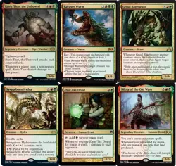 MTG Commander EDH Deck Ruric Thar, the Unbowed 100 Cards Custom Deck R/G - NM - Image 1