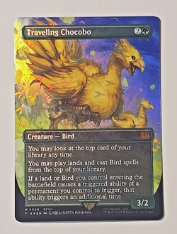 Magic The Gathering Final Fantasy Traveling Chocobo Borderless Chocobo Track - Image 1