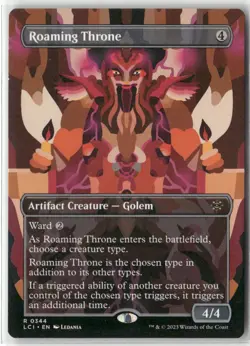 Magic The Gathering Roaming Throne The Lost Caverns of Ixalan #344 - Image 1