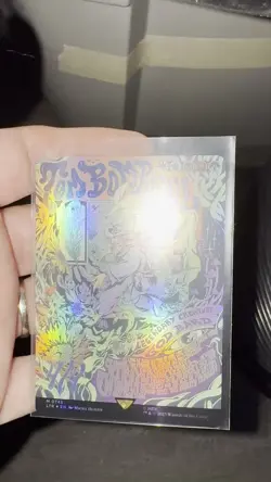 Magic the Gathering Lord of The Rings Tom Bombadil Borderless Poster Foil NM - Image 2