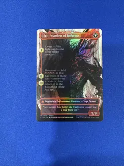 FOIL CLIVE, IFRIT'S DOMINANT (BORDERLESS) (318) Final Fantasy FIN Magic MTG CARD - Image 2