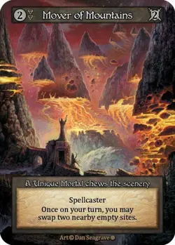 Sorcery: Contested Realm Mover of Mountains Unique Regular NM (GT) - Image 1