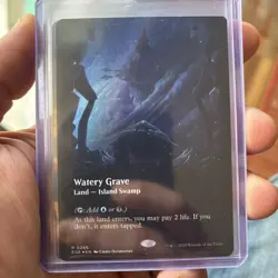 MTG - Watery Grave - FOIL Borderless Rare #286 - Edge of Eternities NM - Image 1