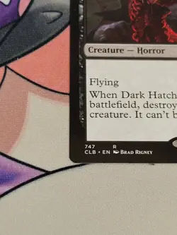 C3835 MAGIC MTG COMMANDER BALDUR'S GATE SLUDGE MONSTER DARK HATCHLING LP RARE - Image 5