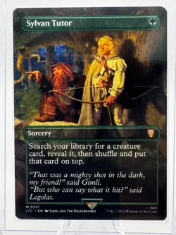Sylvan Tutor Near Mint (531) (Borderless) LTC MTG Lord of the Rings - Image 1