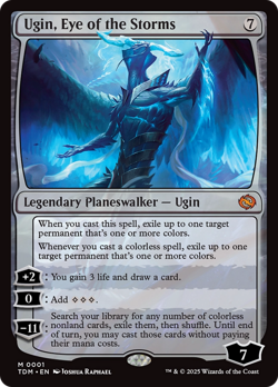 Ugin, Eye of the Storms [Tarkir: Dragonstorm] Foil Near Mint - Image 1