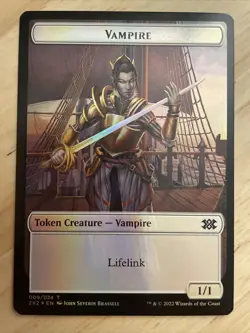 MTG Vampire/Zombie Token 2x2 009/024 & 012/024 FOIL NM/M Double Masters 2022 - Image 2