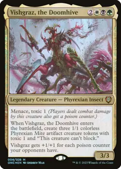 MTG Vishgraz, the Doomhive - Phyrexia: All Will Be One Commander #004 - Image 1