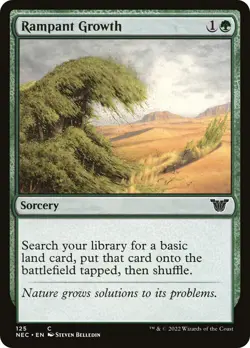MTG Rampant Growth - Kamigawa: Neon Dynasty Commander #125 - Image 1