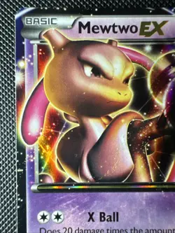 Mewtwo EX BW45 Black & White Holo 2012 Promo Pokemon Card NM - Image 4