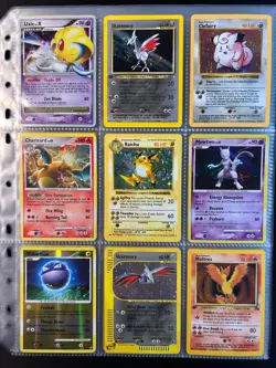 Lot of 90 ALL HOLO Vintage Pokemon Card Binder Collection - Image 4