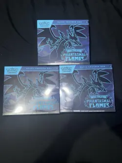 3X Pokemon Phantasmal Flames ETB boxes Factory Sealed Brand New - Image 1
