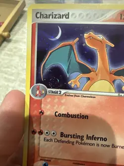 Pokemon Card TCG Charizard Holo Rare 6/108 EX Power Keepers perfect SWIRL 💫 - Image 3