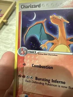 Pokemon Card TCG Charizard Holo Rare 6/108 EX Power Keepers perfect SWIRL 💫 - Image 4