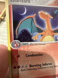 Pokemon Card TCG Charizard Holo Rare 6/108 EX Power Keepers perfect SWIRL 💫 - Image 5