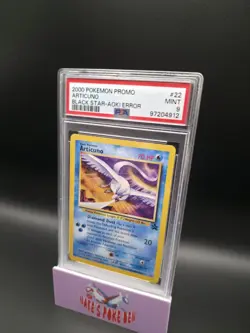 2000 Pokemon Black Star Promo Articuno #22 Aoki Error PSA 9 MINT WOTC Vintage - Image 5
