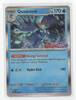 Pokemon Scarlet & Violet Black Star Promo - Quaquaval SVP 005 - Image 1