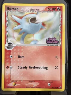 2006 Pokemon Horsea Holo (ex Holon Phantoms) 66/110 - Image 1
