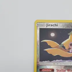 Pokemon TCG Jirachi 99/181 Team Up Sun & Moon Reverse Holo Card NM Condition - Image 2
