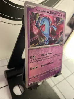 Team Rocket's Wobbuffet 082/182 Reverse Holo - Sv10: Destined Rivals Pokemon TCG - Image 2