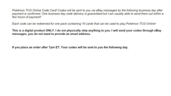 Pokemon TCG Online Code Cards -Unused- - Image 2