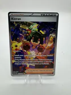 Pokemon TCG Kieran Sir 218/167SV06: Twilight Masquerade Holo Card - Image 1