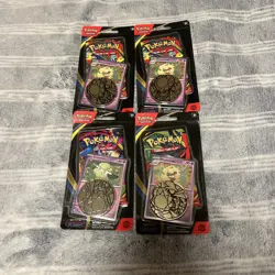 Lot Of 4 Phantasmal Flames Single Pack Blister Whimsicott & Cottonee Promo’s - Image 1