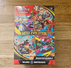 Pokemon Mega Evolution Booster Bundle (6 Packs) - New & Sealed Pokemon TCG - Image 1
