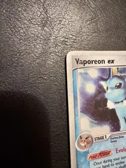 Pokemon TCG Vaporeon EX EX Delta Species 110/113 Holo Rare EX - Image 4