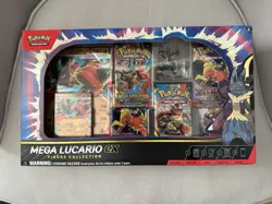 Pokemon TCG Mega Lucario ex Premium Figure Collection Box Factory Sealed - Image 1
