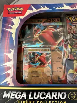 Pokemon TCG Mega Lucario ex Premium Figure Collection Box Factory Sealed - Image 3