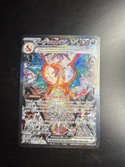Pokemon Charizard EX Special Illustration Rare (SIR) Obsidian Flames 223/197 NM - Image 1